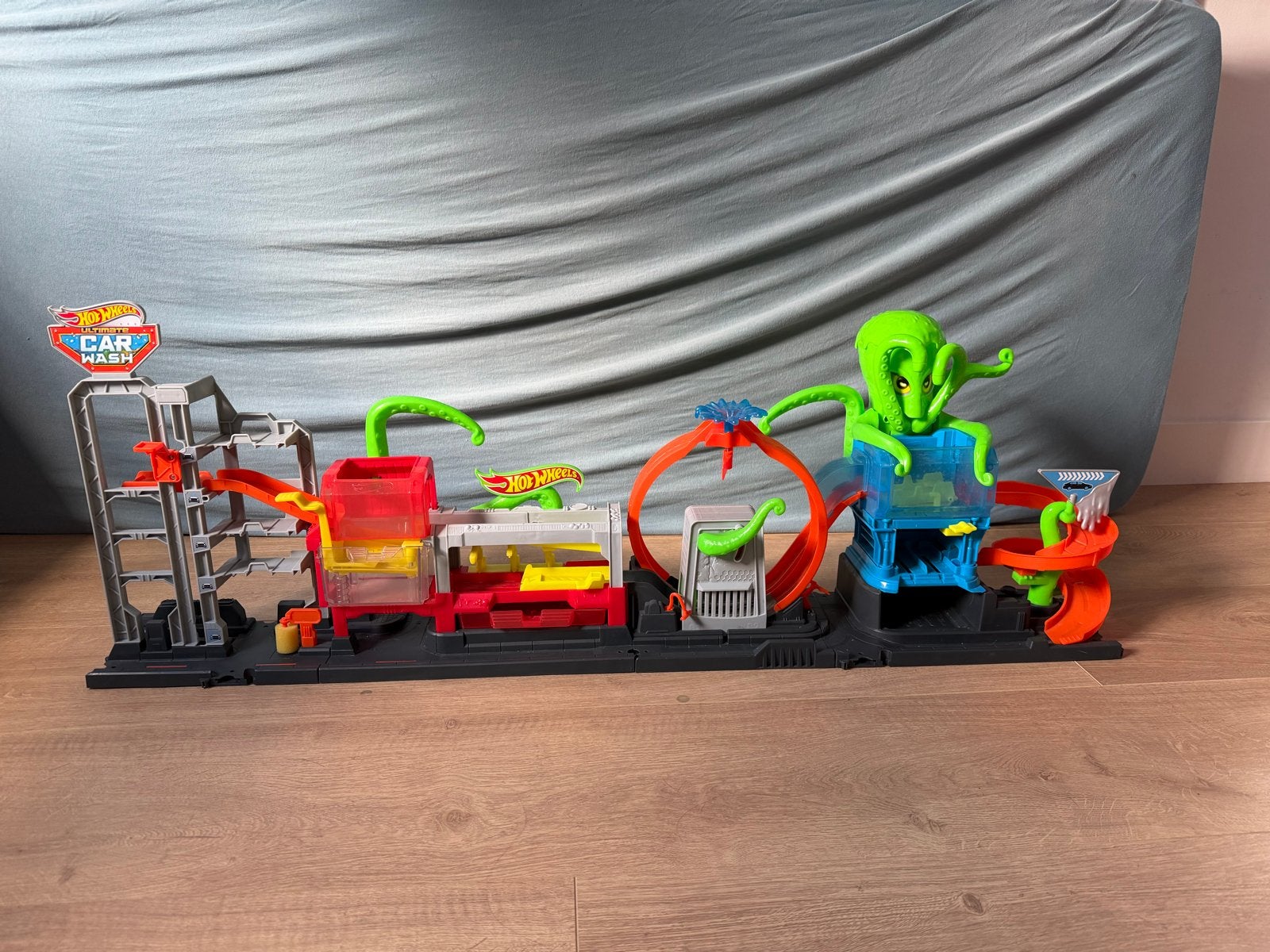 Hot Wheels City Ultieme Octo Autowasserette, Ophalen, Gebruikt, Jongen of Meisje