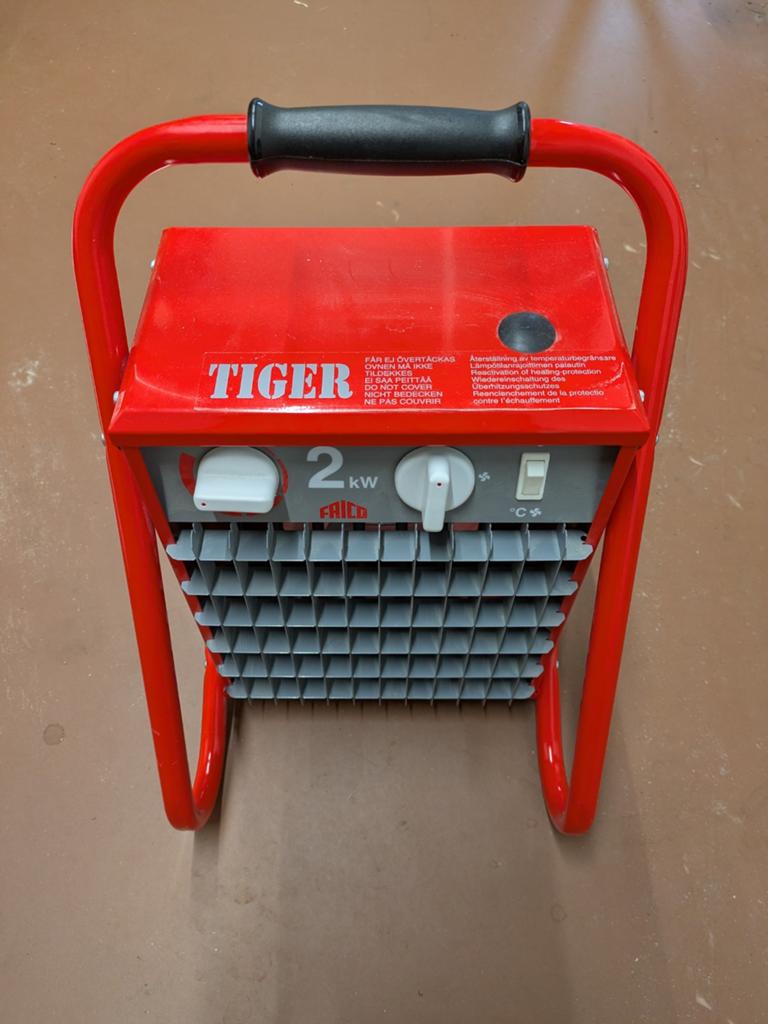 Frico P 21 Tiger elektrische kachel 2kW, 30 tot 80 cm, Kachel, Minder dan 60 cm, Ophalen of Verzenden
