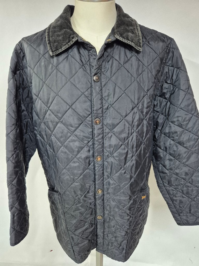 Barbour Liddesdale Quilt jas, maat large, Maat 52/54 (L), Barbour, Zwart, Ophalen of Verzenden