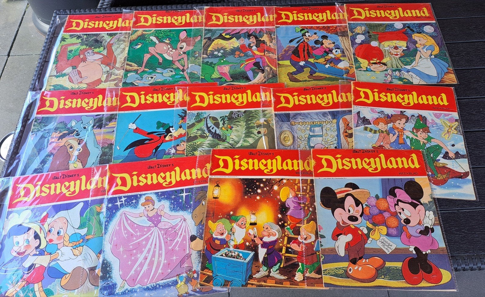 Disneyland magazines 1973-1974. 50 stuks., Ophalen of Verzenden, Gebruikt, Overige typen