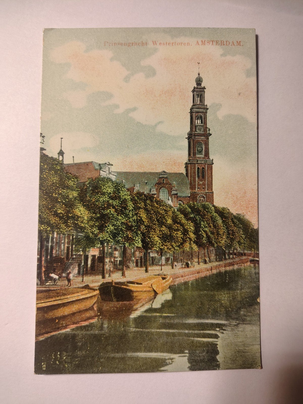 Amsterdam Prinsengracht Westertoren., Ophalen of Verzenden, Noord-Holland