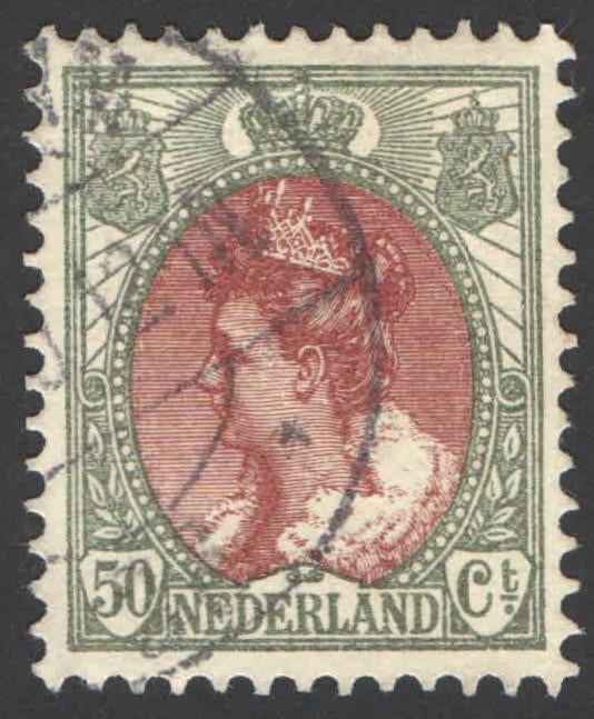 Nederland NVPH nr 74 gestempeld, Postzegels en Munten, Ophalen of Verzenden, T/m 1940, Gestempeld