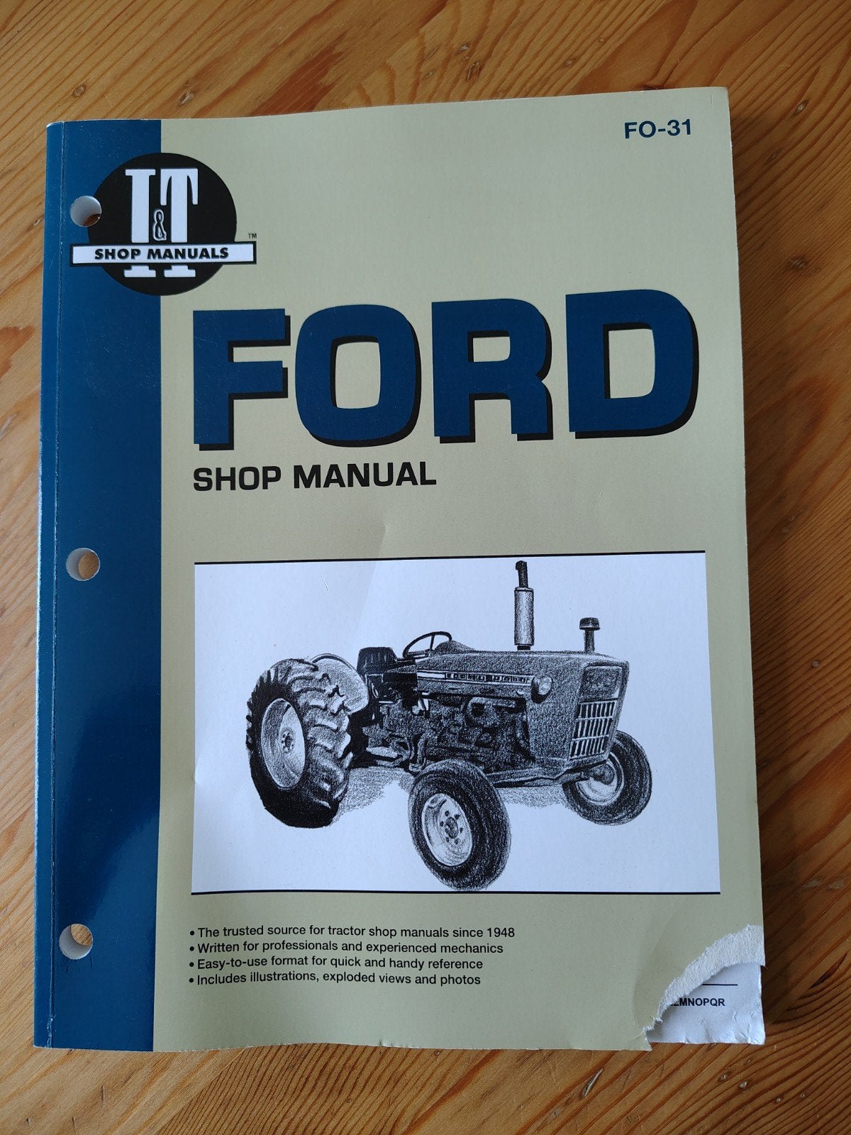Ford 2000-3000-4000 werkplaatsboek, Ophalen of Verzenden