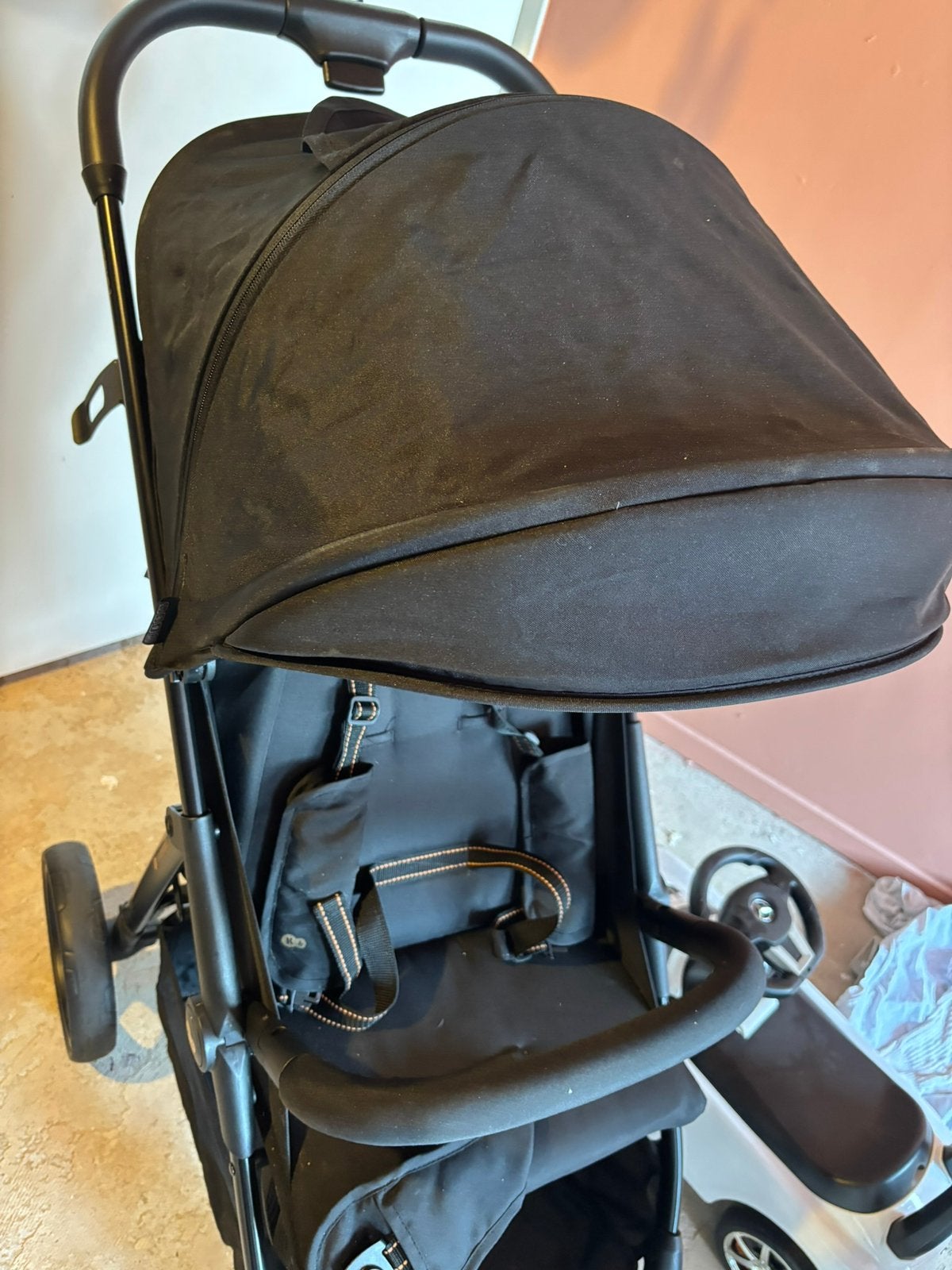 buggy met zonnekap - rubber stuur beschadigd, Ophalen of Verzenden, Gebruikt, Maxi-Cosi, Zonnekap