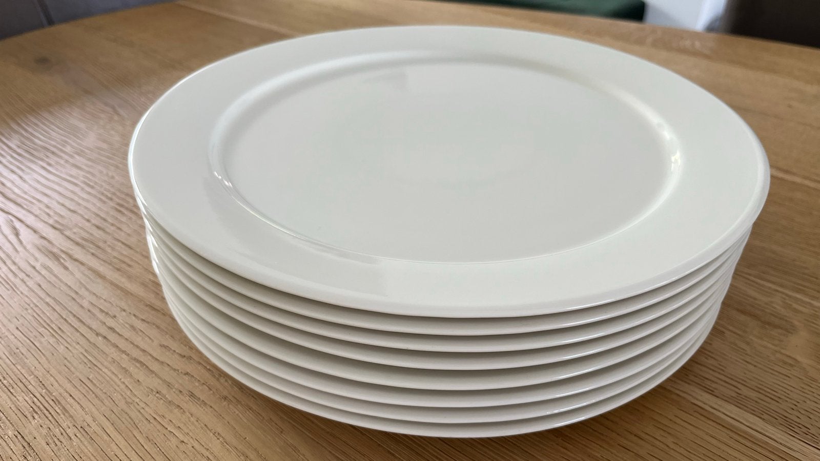 Iittala Ego borden, set van 8, wit, oven, magnetron, vaatwas, Huis en Inrichting, Ophalen, Overige merken, Zo goed als nieuw, Bord(en)