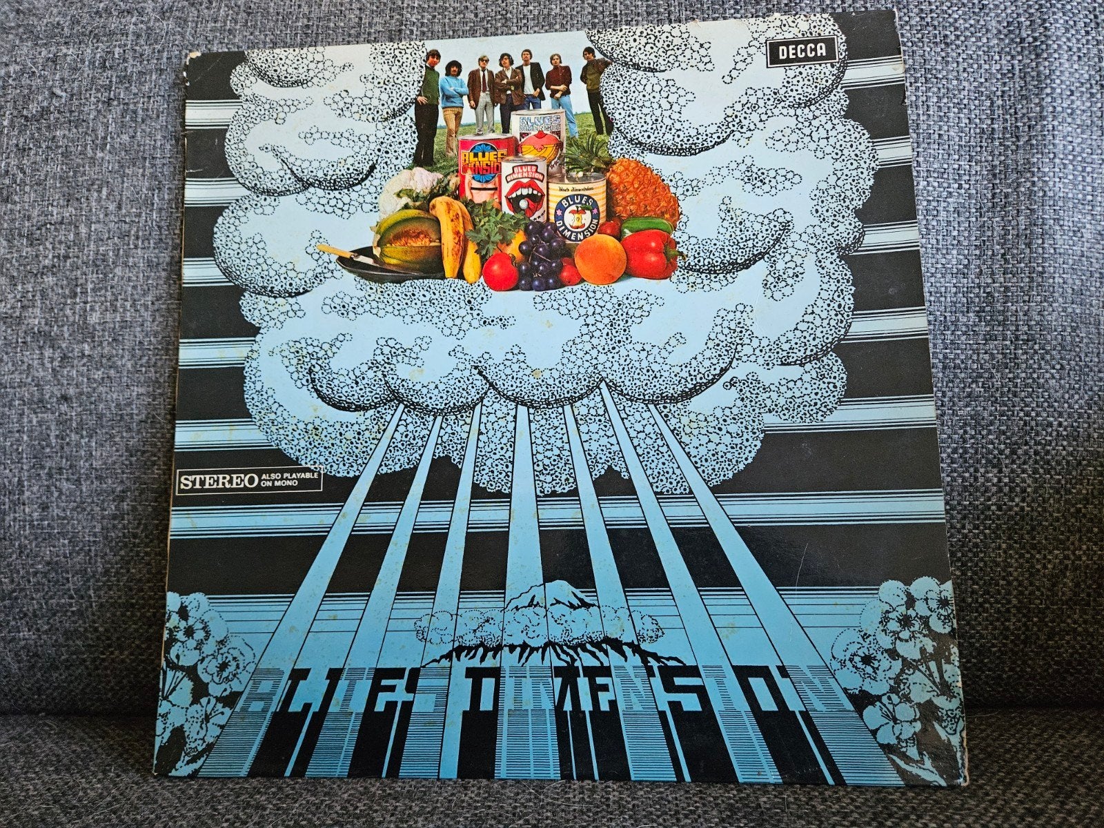 Nederbeat ~ Blues Dimension - Life of a Man LP (Decca, 1968), Cd's en Dvd's, LP, Gebruikt, Blues Rock, Originele persing