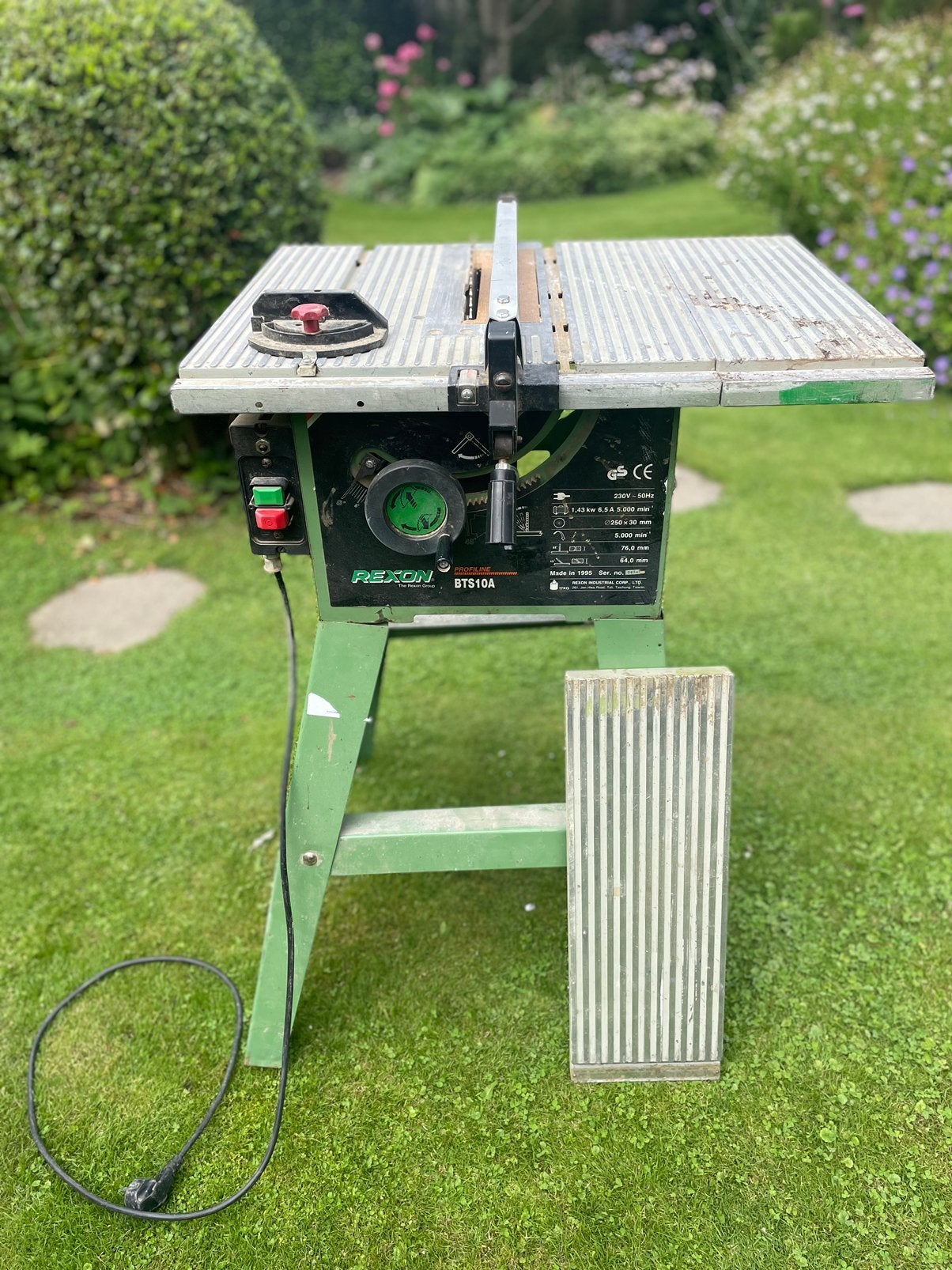 Rexon bts10a zaagtafel opknapper, Ophalen, Cirkelzaag, 70 mm of meer, Zo goed als nieuw