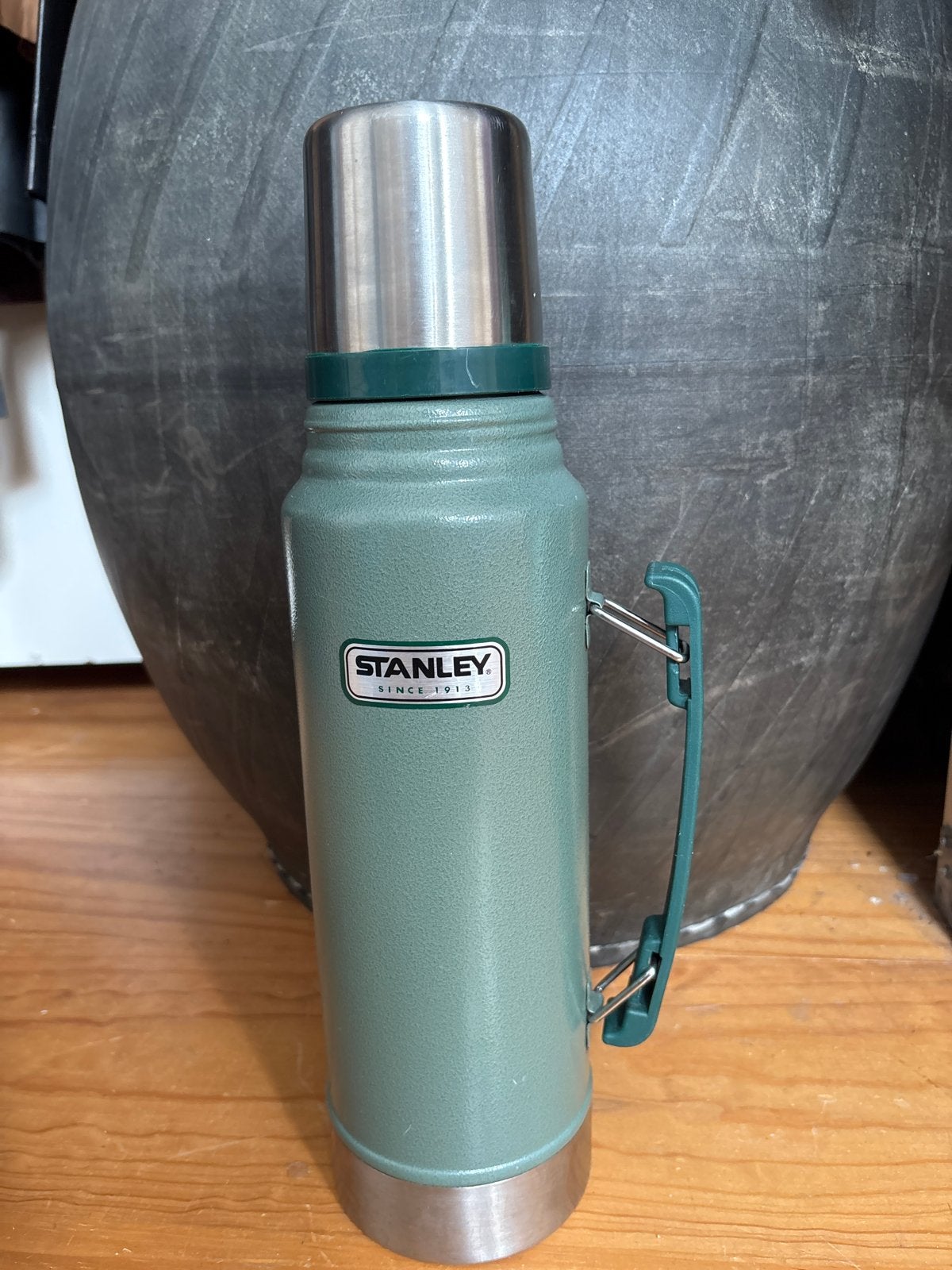 Stanley Classic Thermosfles - Groen, 1 Liter, Ophalen of Verzenden, Zo goed als nieuw