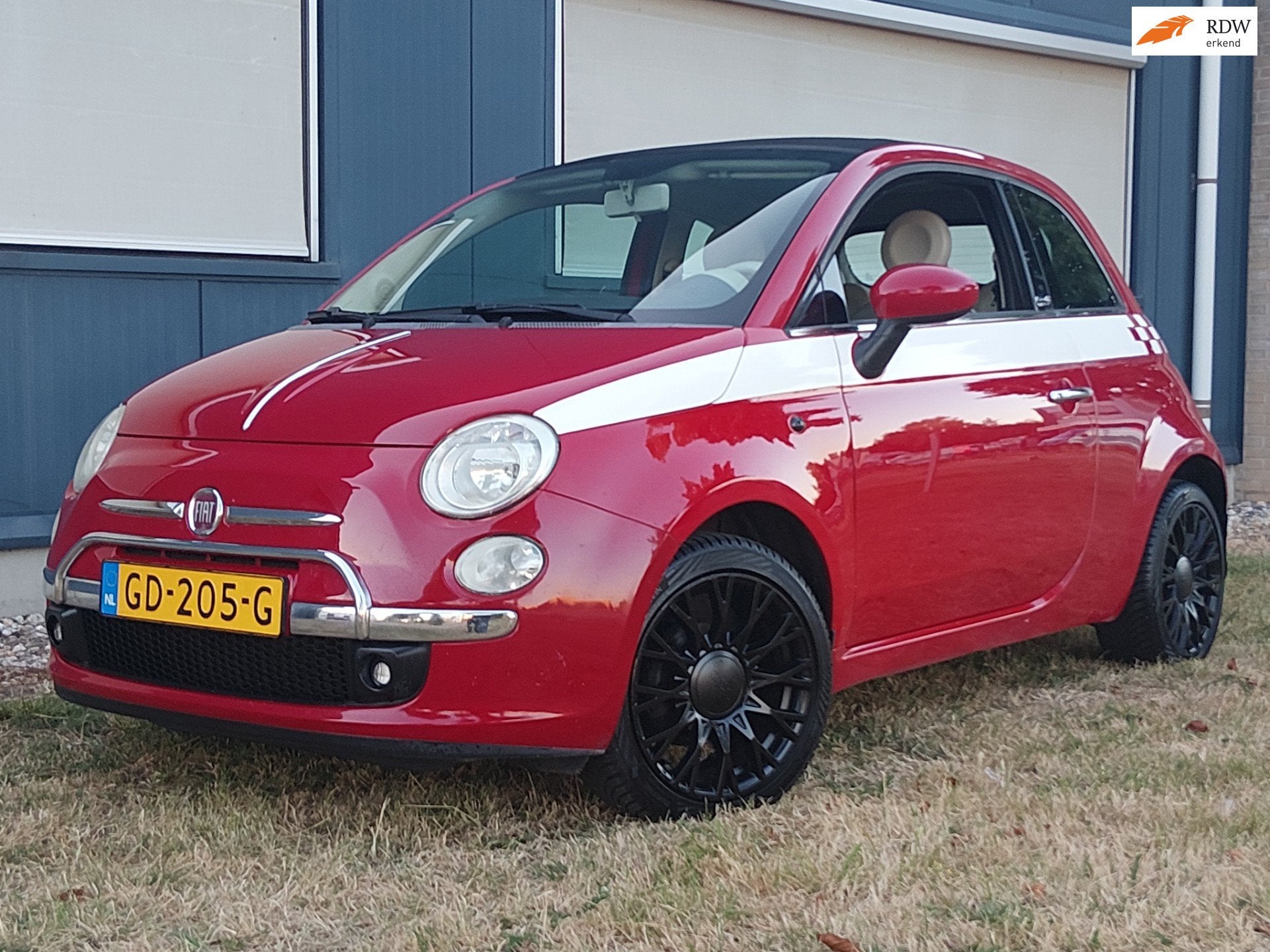 Fiat 500 C 1.2 Pop Cabrio 2009 NW APK Airco Clima, Auto's, Fiat, Bedrijf, Te koop, 500C, ABS, Airbags, Centrale vergrendeling