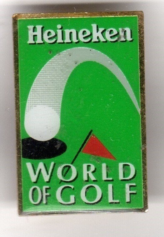 PIN HEINEKEN WORLD OF GOLF, Ophalen of Verzenden, Gebruikt, Overige onderwerpen