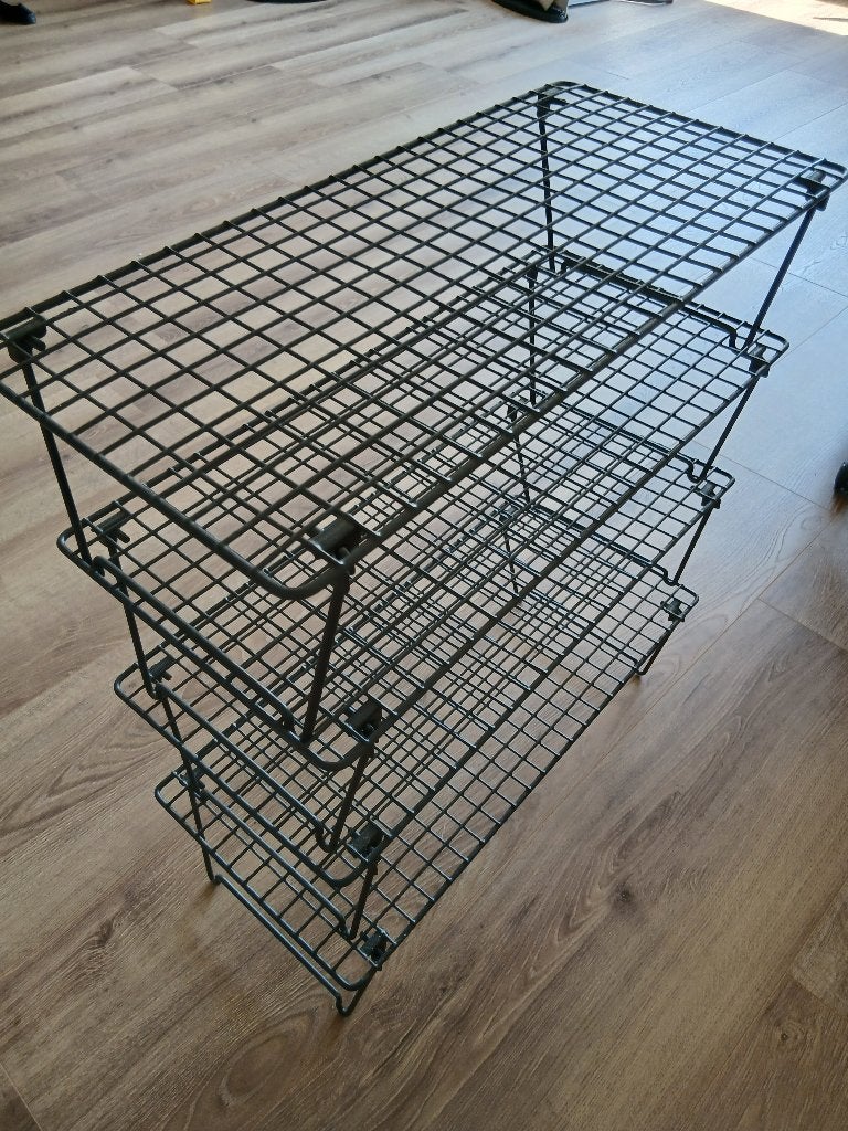 Ikea schoenenrekken, Ophalen