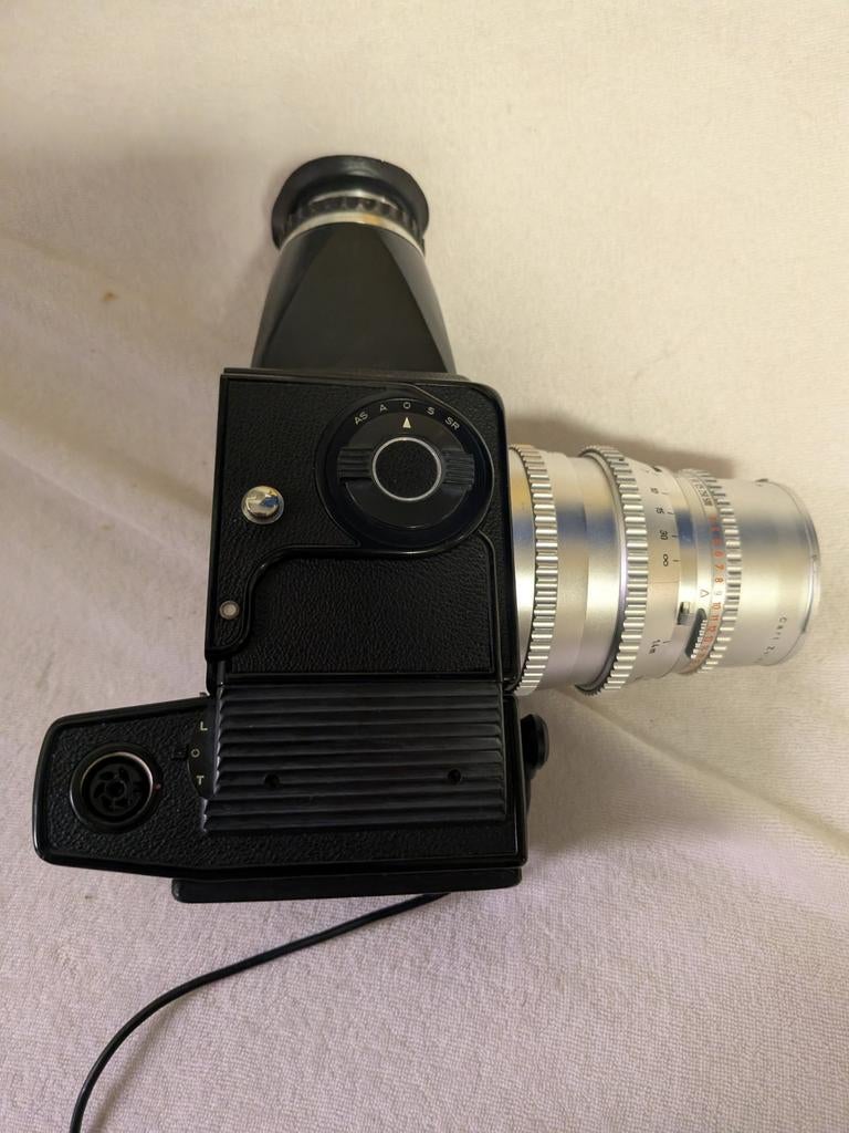 Hasselblad 500EL/M met Carl Zeiss Planar 150mm, Ophalen of Verzenden, Gebruikt, Spiegelreflex, Overige Merken