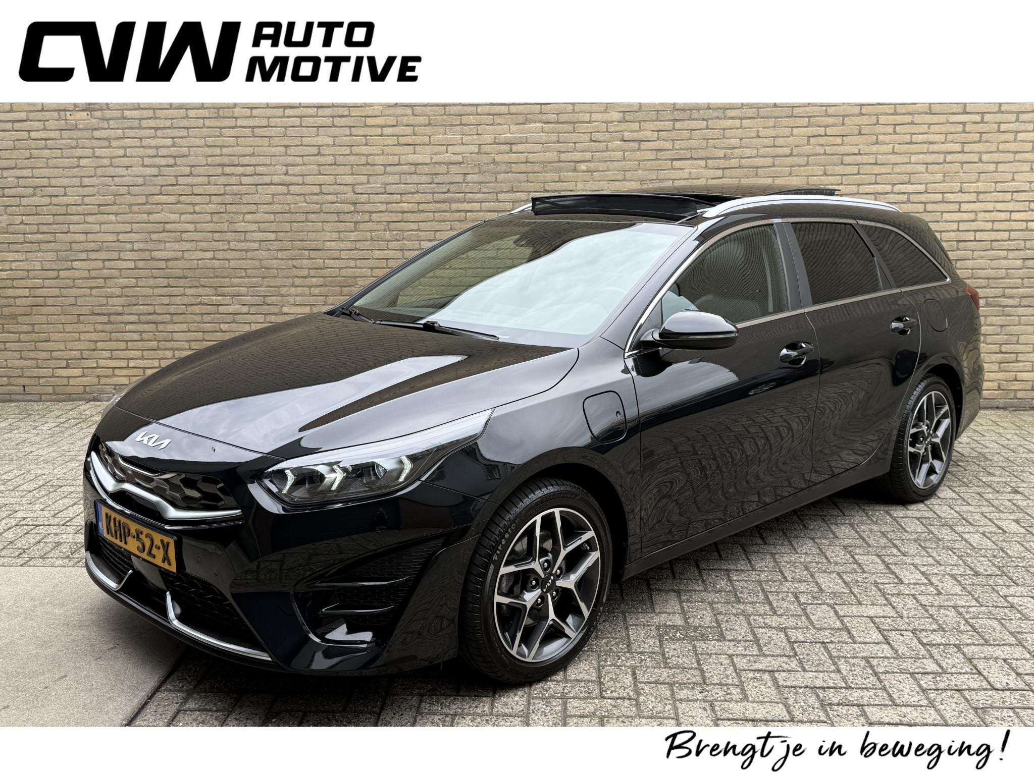 Kia Ceed Sportswagon 1.6 GDI PHEV ExecutiveLine | Panoramada, Auto's, Dealer onderhouden, Gebruikt, Zwart, Geïmporteerd