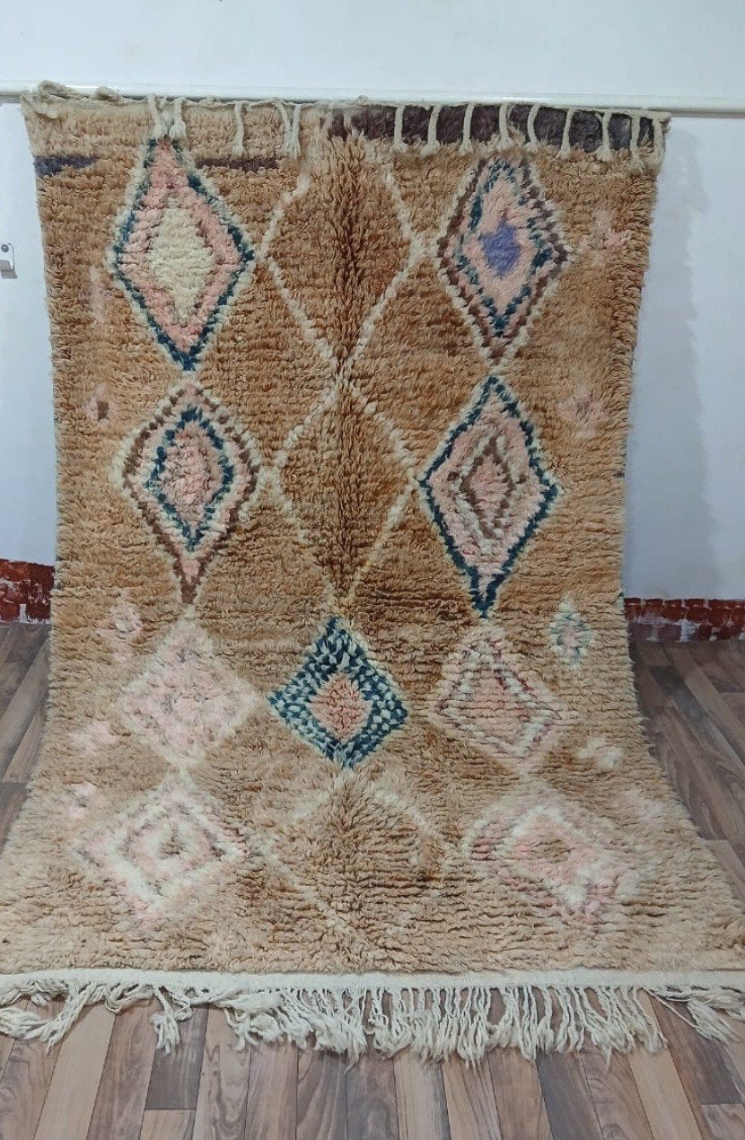 Nieuw Vloerkleed 150x250 cm - 100% Wol, Ophalen, Bohemian, Marokkaans, 150 tot 200 cm, Blauw