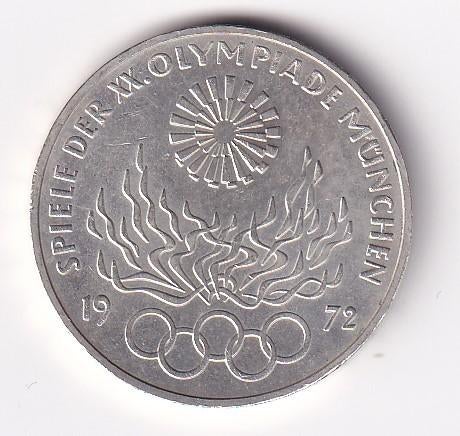 Duitsland 10 Mark 1972 J   Prachtig, Verzenden, Duitsland, Losse munt, Zilver