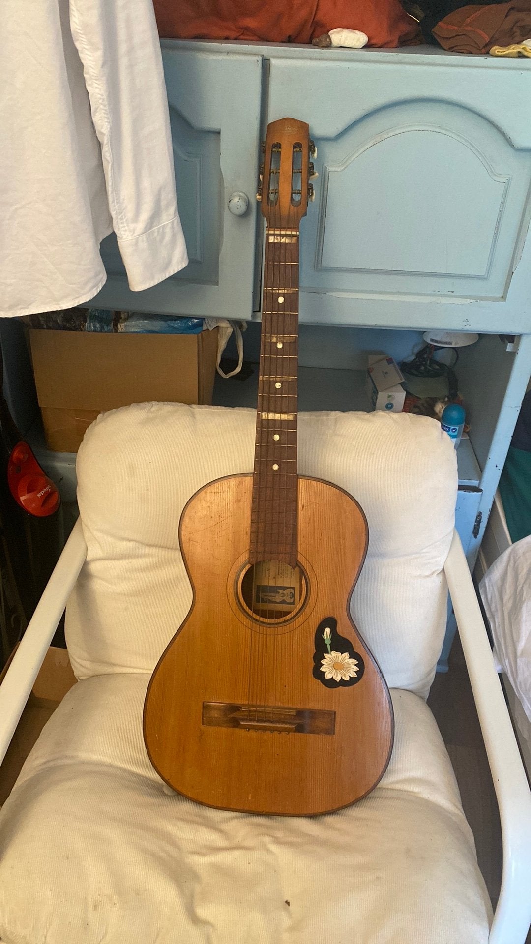 Vintage Carmelo Catania gitaar (jaren '50/'60), Ophalen, Gebruikt, Klassieke of Spaanse gitaar