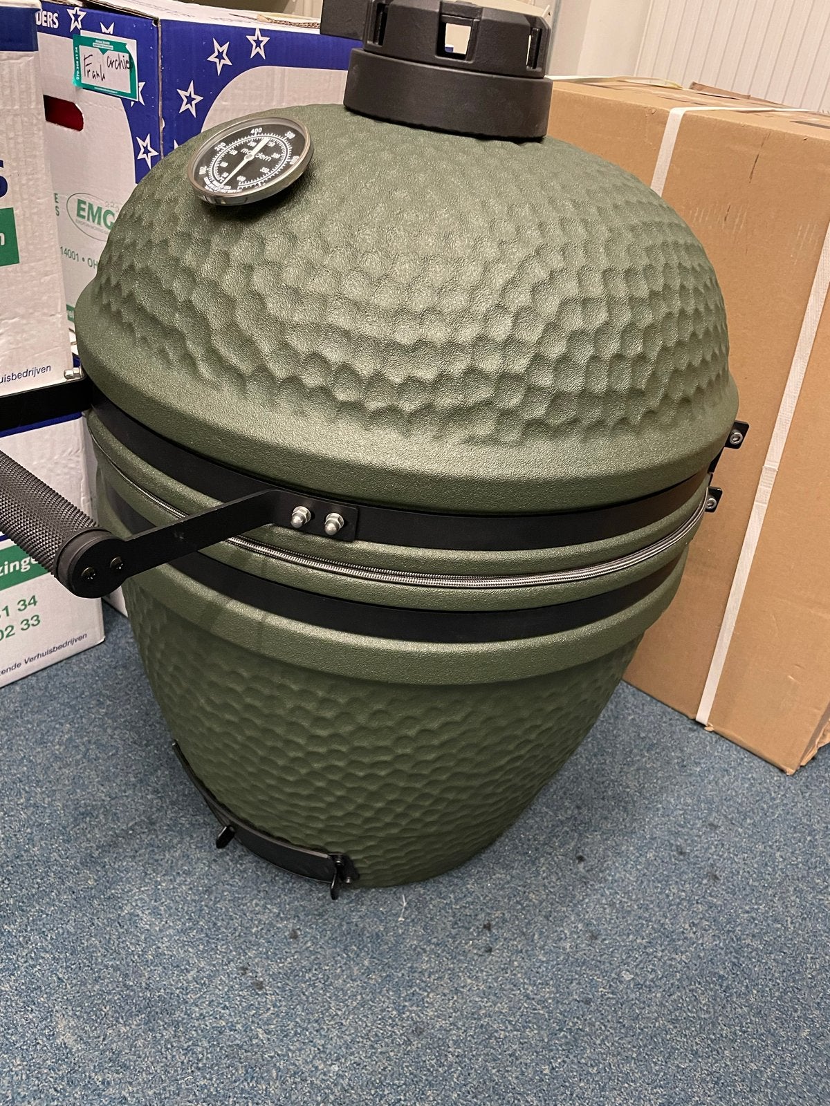 Moddern green egg Kamado BBQ Grill - Groen Keramische Bbq, Ophalen, Nieuw