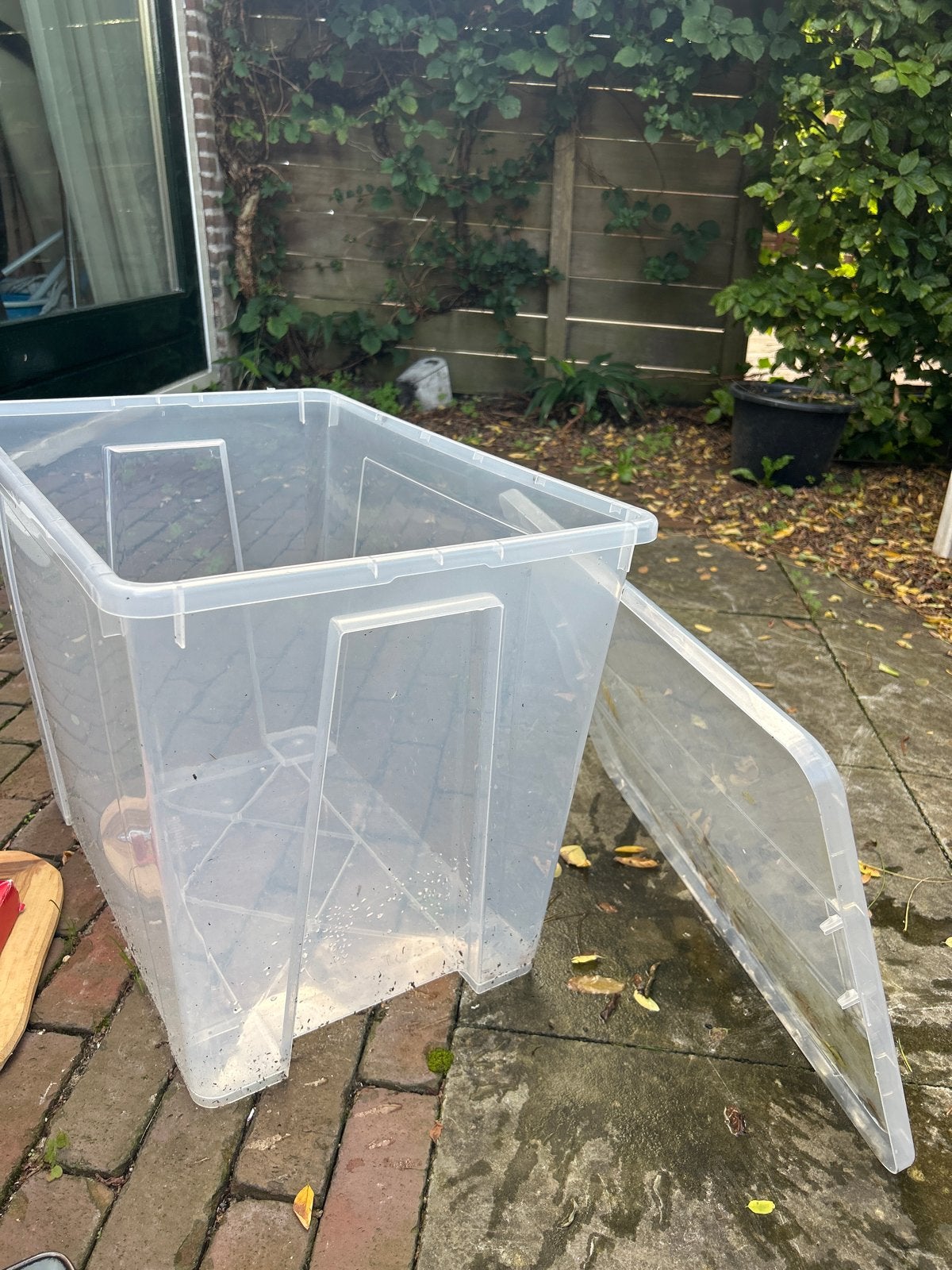 IKEA SAMLA opbergdoos met deksel - 45 liter, Doe-het-zelf en Verbouw, Ophalen, 40 tot 60 cm, 50 tot 75 cm, 35 tot 50 cm