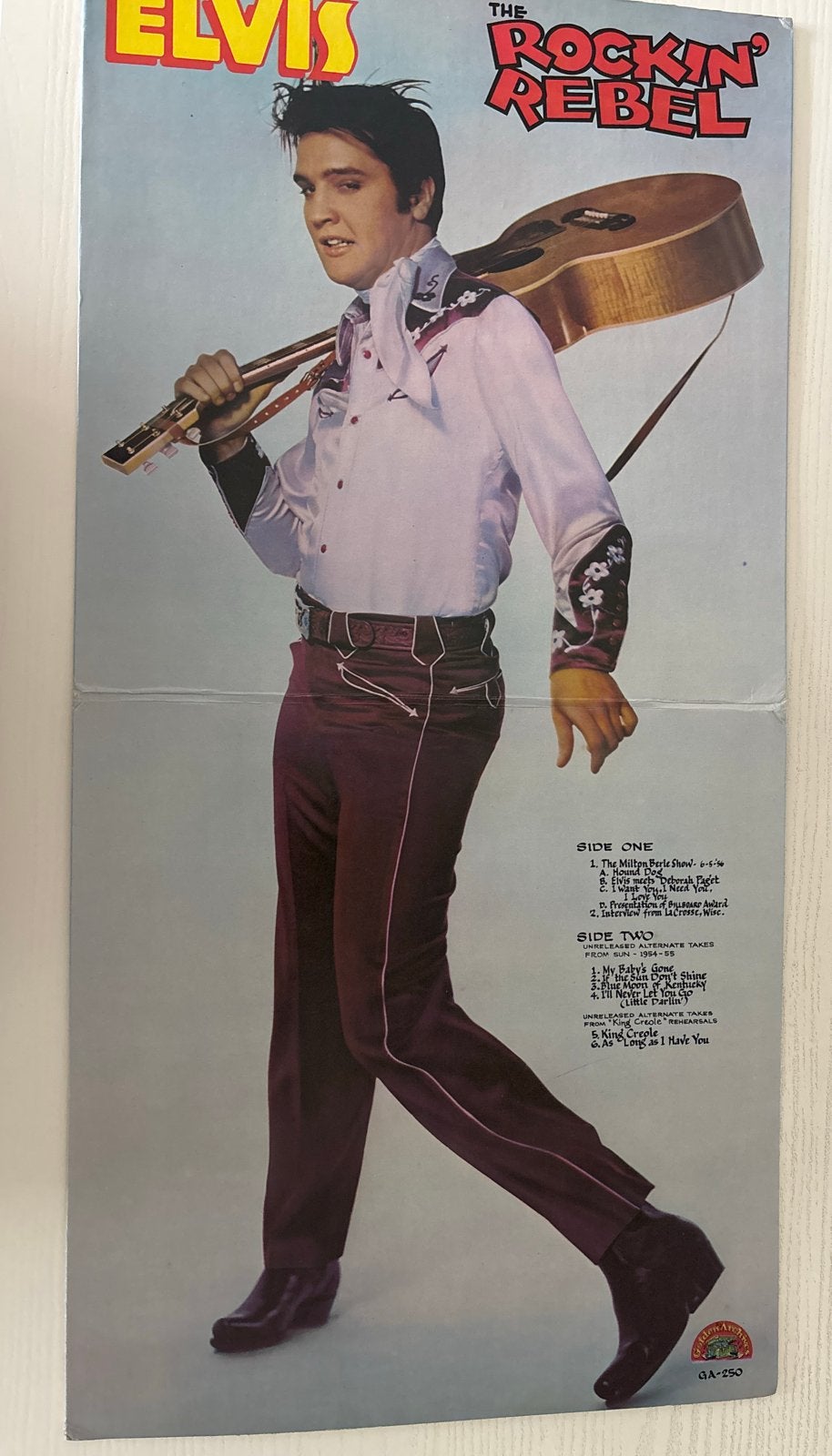 Elvis Presley - The Rockin' Rebel (Bootleg LP), Ophalen of Verzenden, Zo goed als nieuw, Cd of Plaat