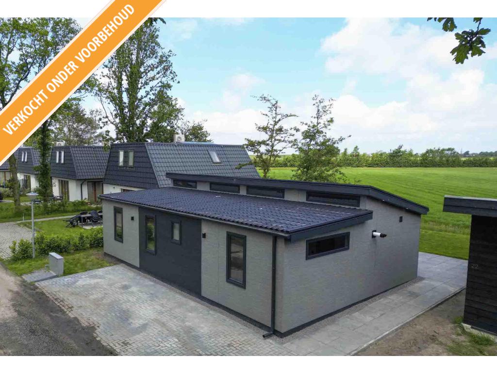 Chalet te koop met eigen grond, Noord-Holland R#52R, Caravans en Kamperen, Stacaravans