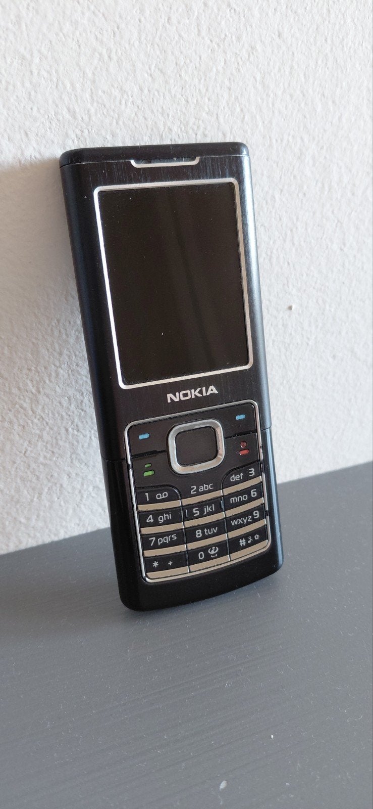 Nokia 6500 Classic (Zwart)  simlockvrij, Gebruikt, Verzenden, Zwart, Fysiek toetsenbord