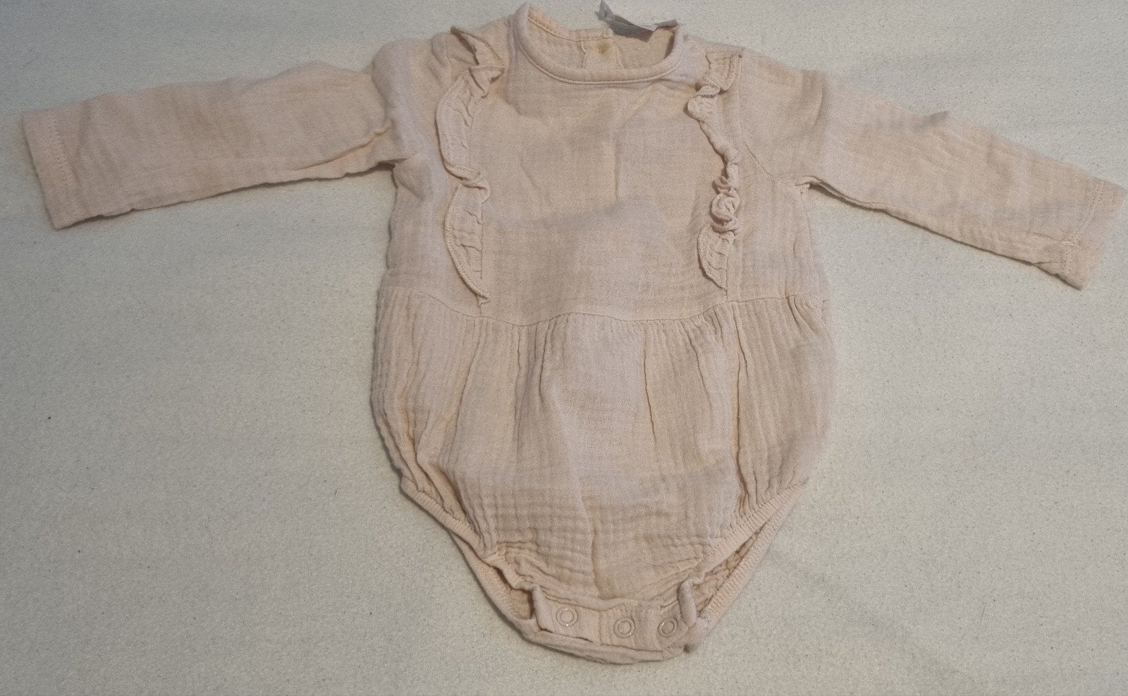 Zara romper bodystick blouse zacht roze maat 68 baby kleding, Zo goed als nieuw, Zara, Shirtje of Longsleeve, Verzenden