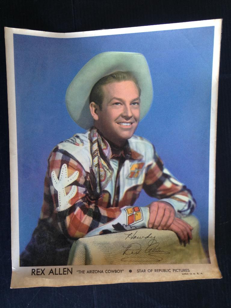 Foto Rex Allen, The Arizona Cowboy, Ophalen of Verzenden, Gelezen, Tv-serie