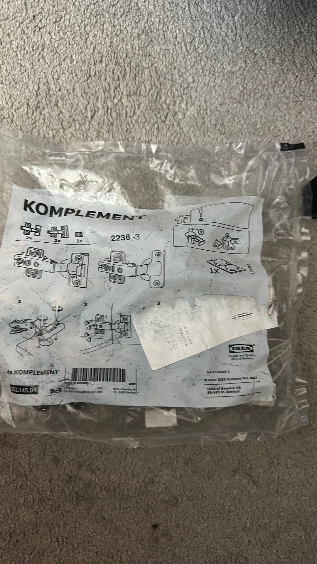 Kasten komplement 4stuks, Doe-het-zelf en Verbouw, Minder dan 4 cm, Overige materialen, Ophalen of Verzenden, Zo goed als nieuw