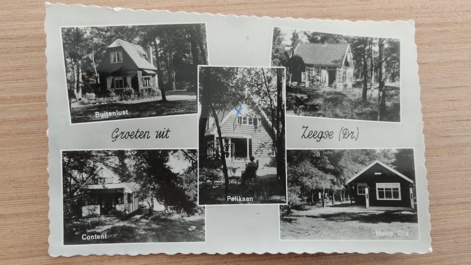 Oude ansichtkaart Paviljoen "DUINOORD" Zeegse (Dr.), Verzamelen, Ophalen of Verzenden, 1960 tot 1980, Gelopen, Drenthe