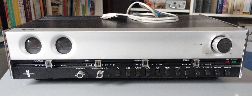 Philips versterker 22AH561, Overige merken, Gebruikt, Ophalen of Verzenden, Minder dan 60 watt