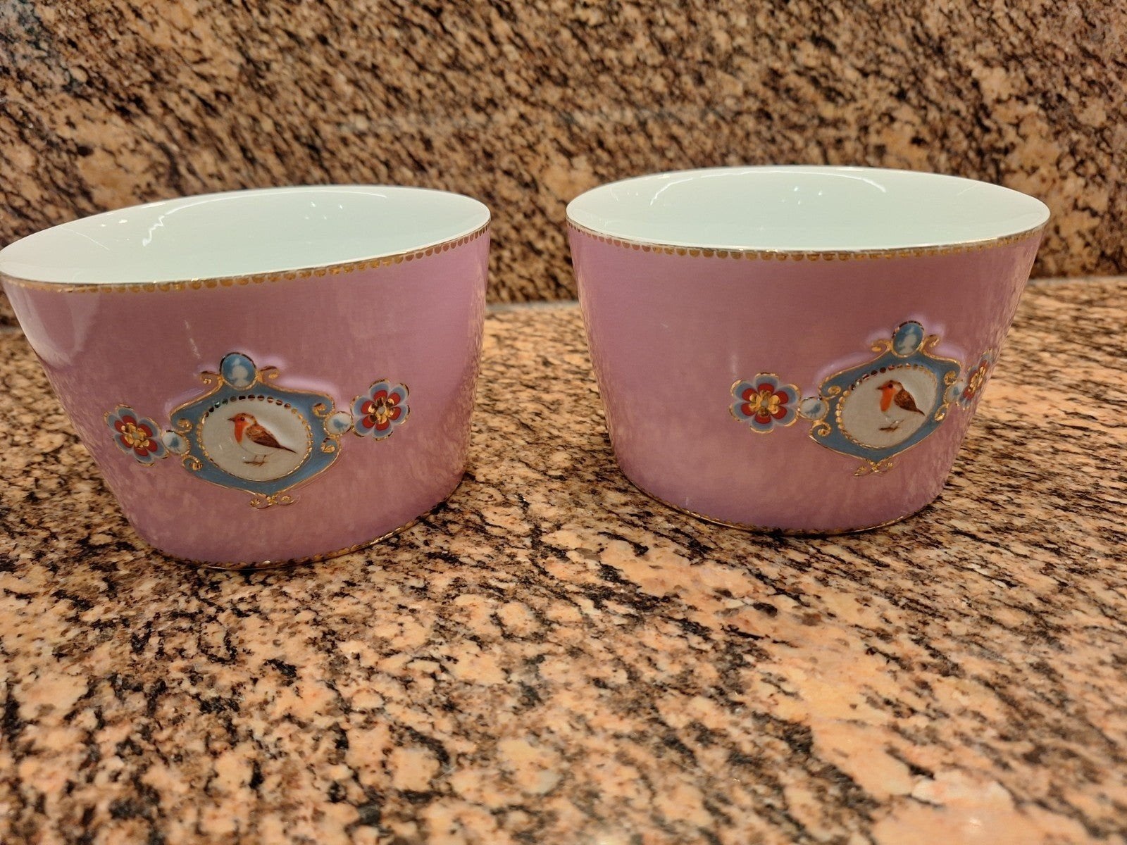 Pip Studio Lovebirds Kommen - Roze met Gouden Details, Pip Studio, Ophalen of Verzenden, Zo goed als nieuw, Kom(men)