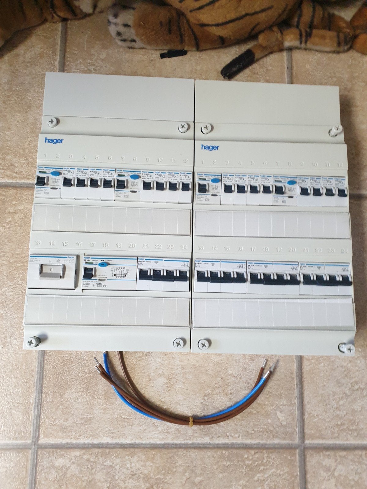 hager/ABB groepenkasten 3 fase 20 groepen, Ophalen, Zo goed als nieuw, Overige typen
