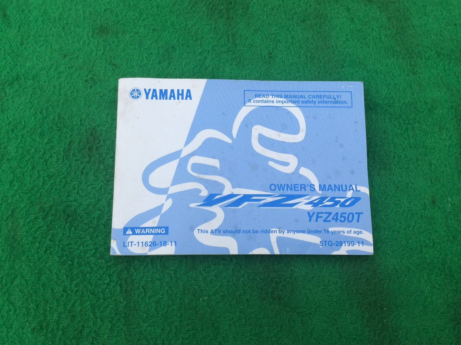 Handleiding yfz 450, Ophalen of Verzenden
