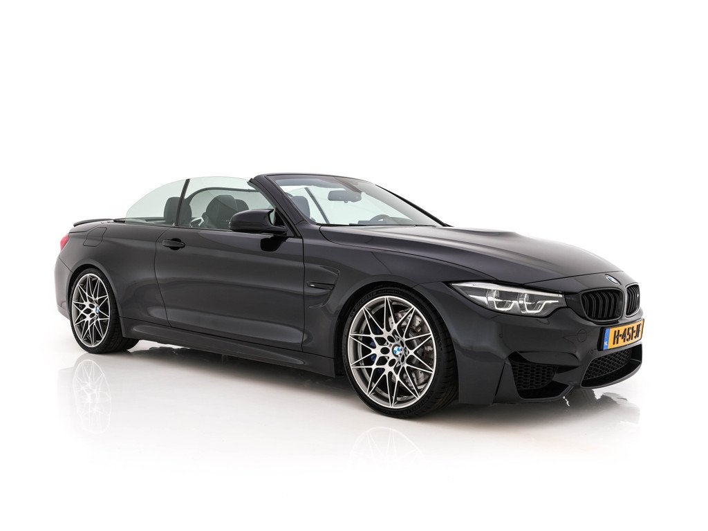 BMW M4 4-serie Cabrio Competition FULL! *HEAD-UP | M-SPORT E, Auto's, BMW, Automaat, Achterwielaandrijving, Gebruikt, Zwart