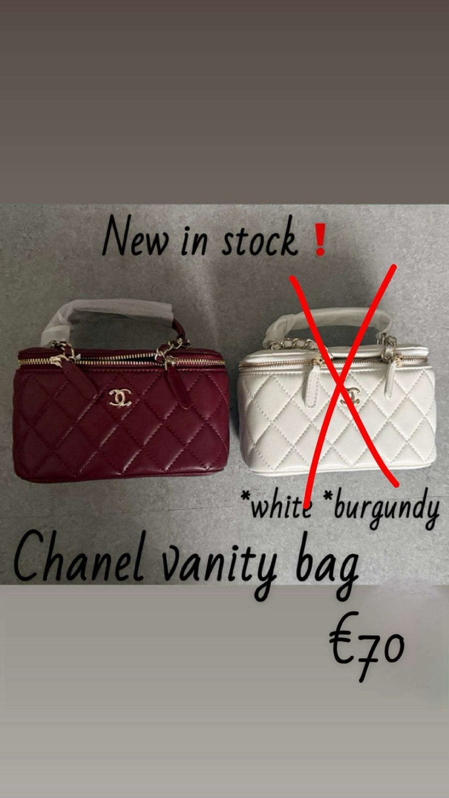 Vanity Bag bordeauxrood, Ophalen of Verzenden, Nieuw, Rood, Handtas