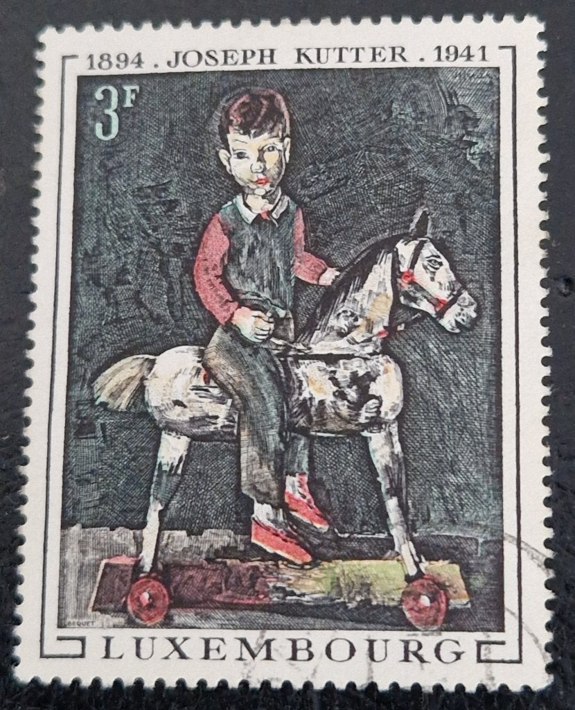 Luxemburg 1969 - Mi 790 - Houten paard   - BGK, Ophalen of Verzenden, Luxemburg, Gestempeld