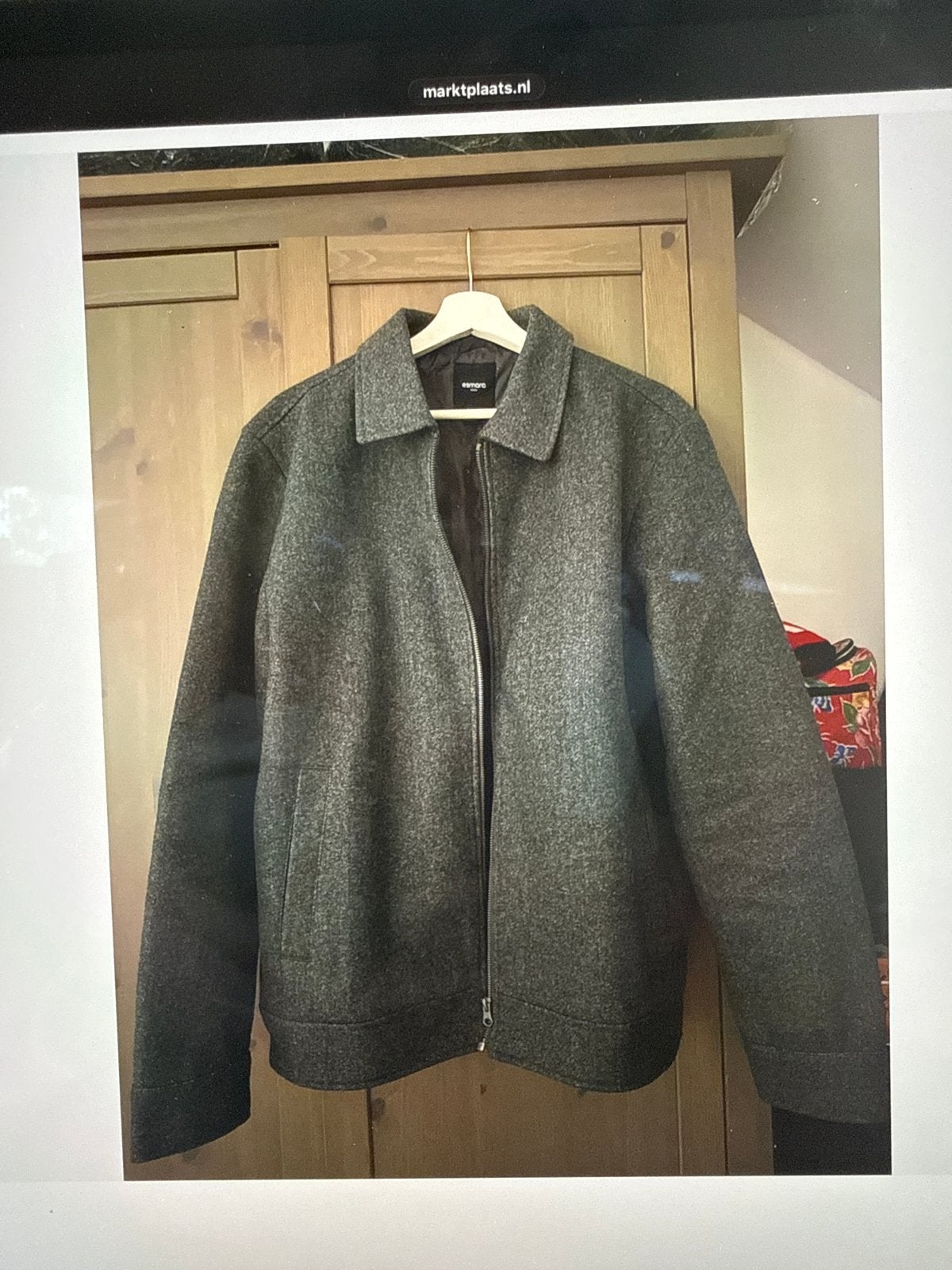 Heren jasje grijs maat L - Esmara Men, Kleding | Heren, Jassen | Winter, Ophalen of Verzenden, Zo goed als nieuw, Maat 52/54 (L)