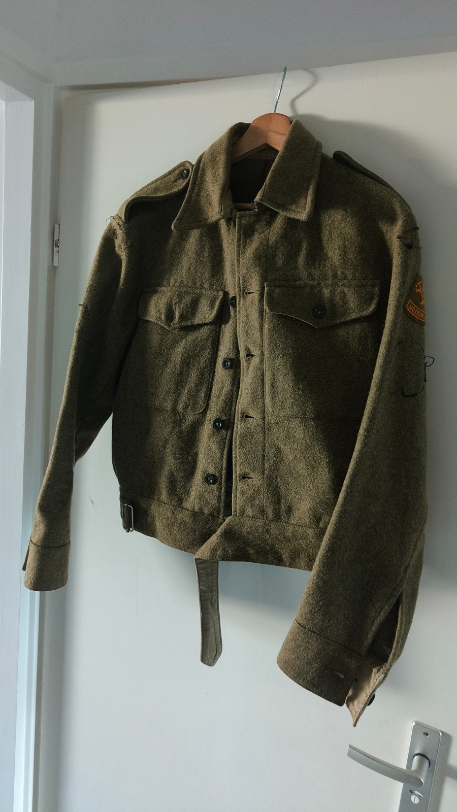 Repro britse battledress jas, Ophalen of Verzenden, Engeland, Kleding of Schoenen