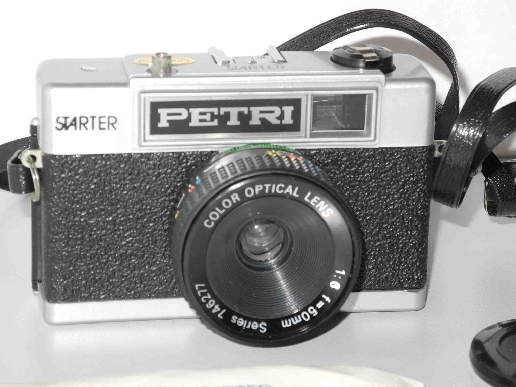 Petri Starter + 50mm, Ophalen of Verzenden, Gebruikt, Compact, Overige Merken