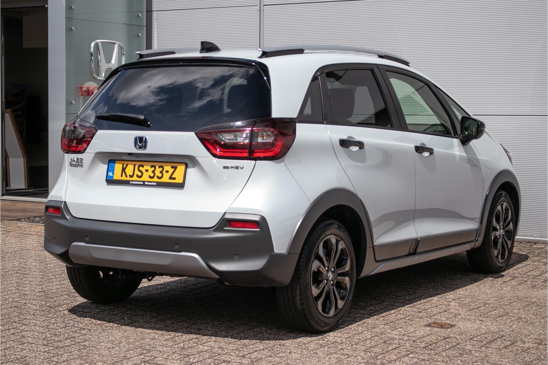 Honda Jazz 1.5 e:HEV Advance Crosstar Honda Sensing | Apple, Auto's, Zwart, Leder en Stof, Origineel Nederlands, Bedrijf