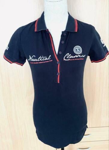 Falcon top/polo maat S, Blauw, Ophalen of Verzenden, Zo goed als nieuw, Korte mouw