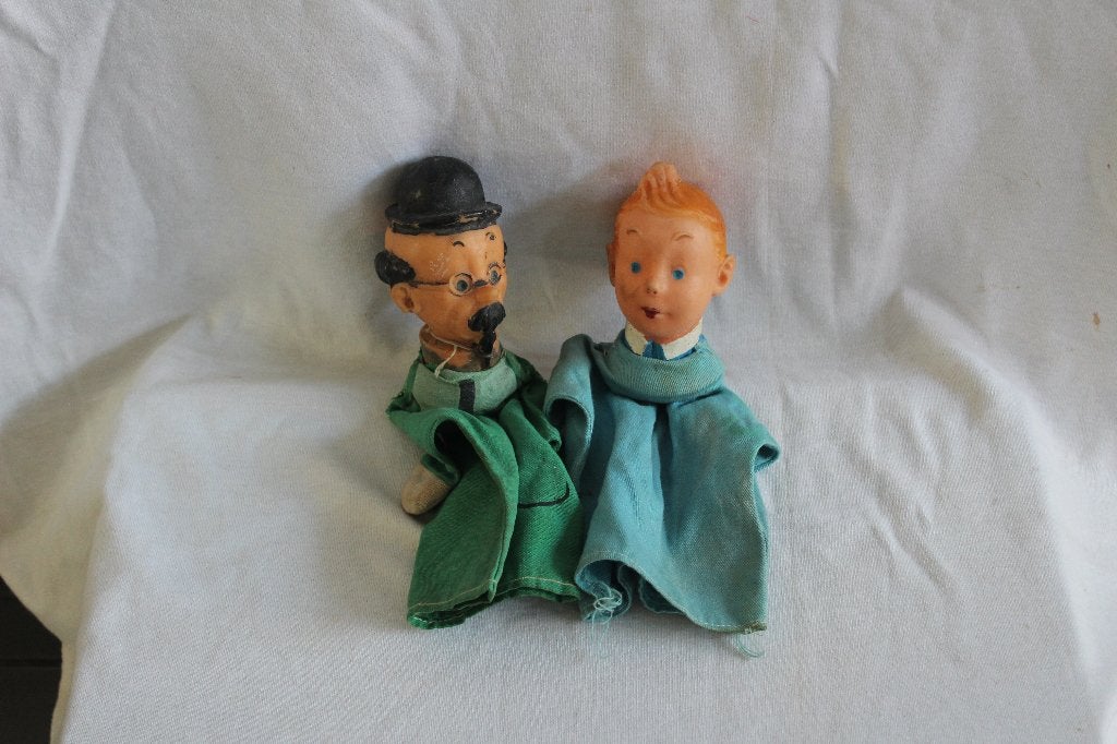 kuifje poppen, Ophalen of Verzenden, Kuifje, Gebruikt, Beeldje of Figuurtje