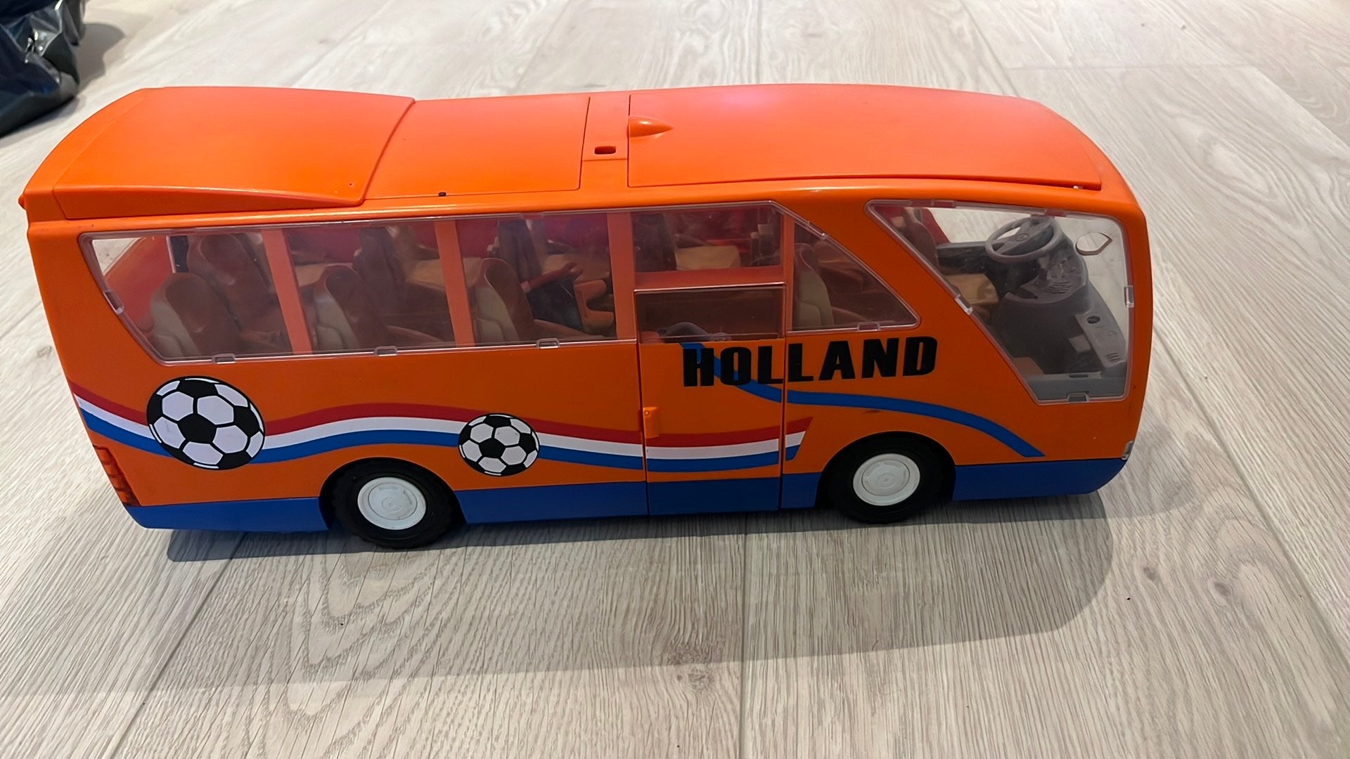 Playmobil Oranjebus, Ophalen of Verzenden, Gebruikt, Complete set, Voertuig