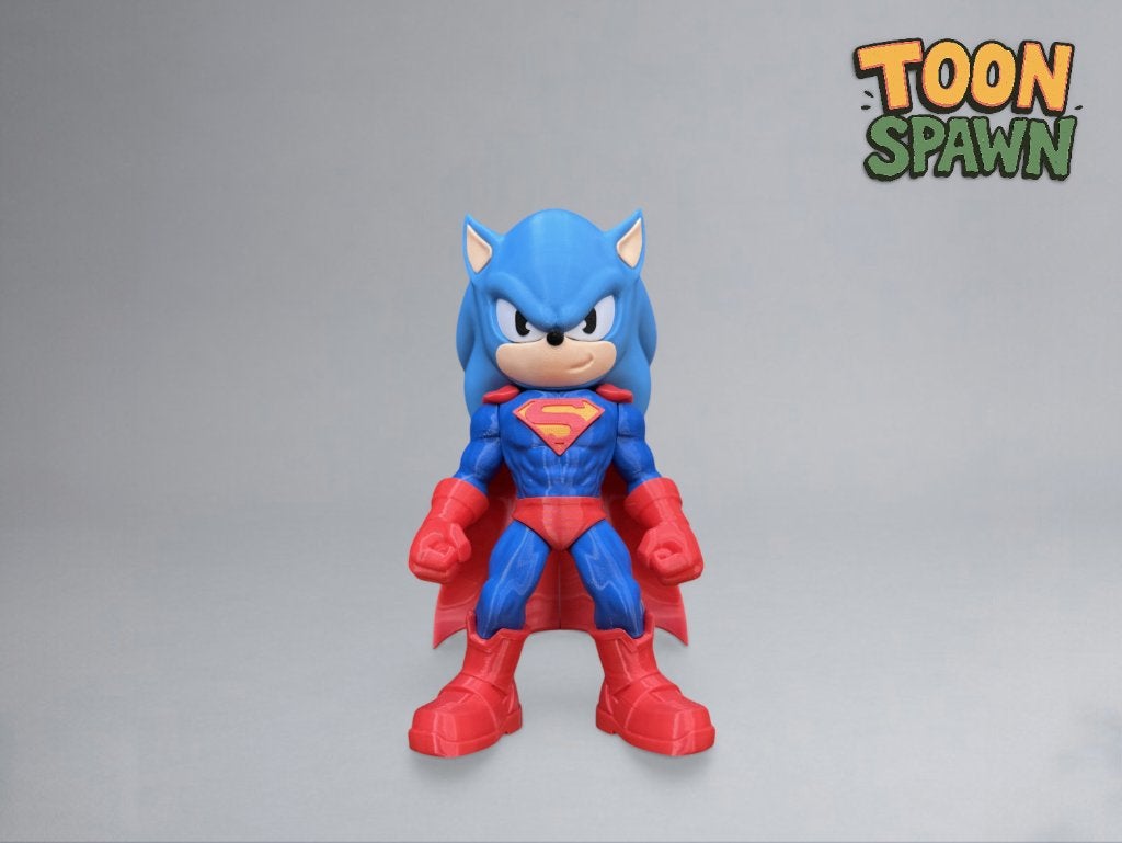 Super Sonic Superman – 28 cm – Heroic Hyper Mash‑up Figuur, Verzamelen, Ophalen of Verzenden, Nieuw, Overige typen