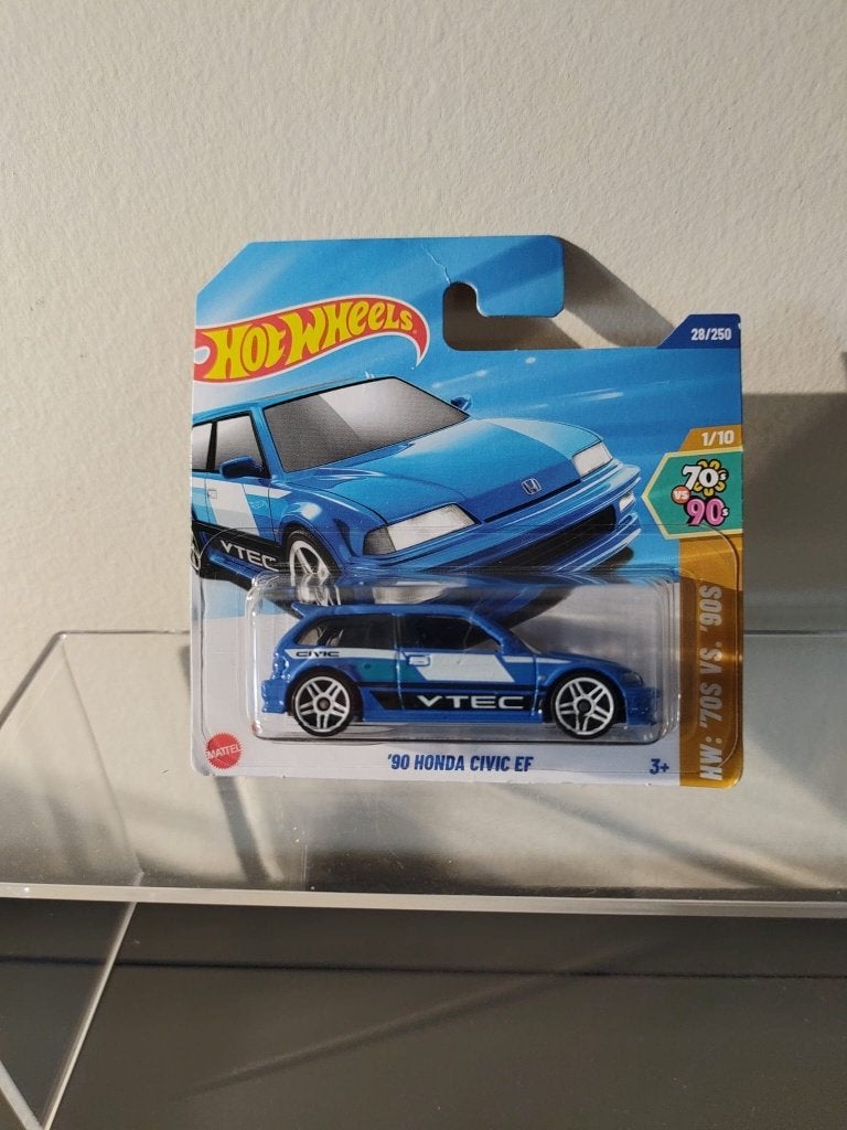 Hot Wheels '90 Honda Civic EF '70s vs. '90s-serie 2025, Ophalen of Verzenden, Nieuw, Auto