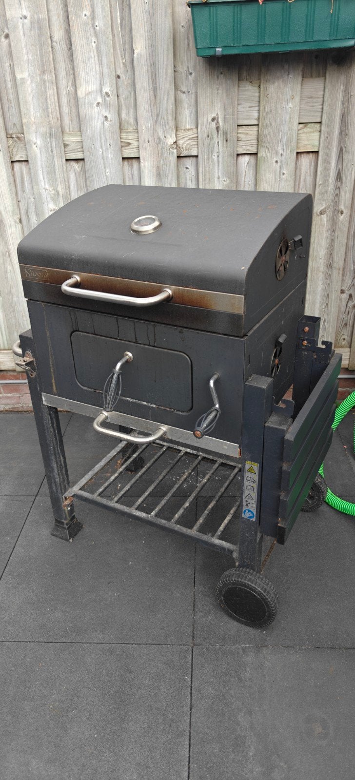 houtskool bbq, Tuin en Terras, Houtskoolbarbecues, Ophalen, Gebruikt