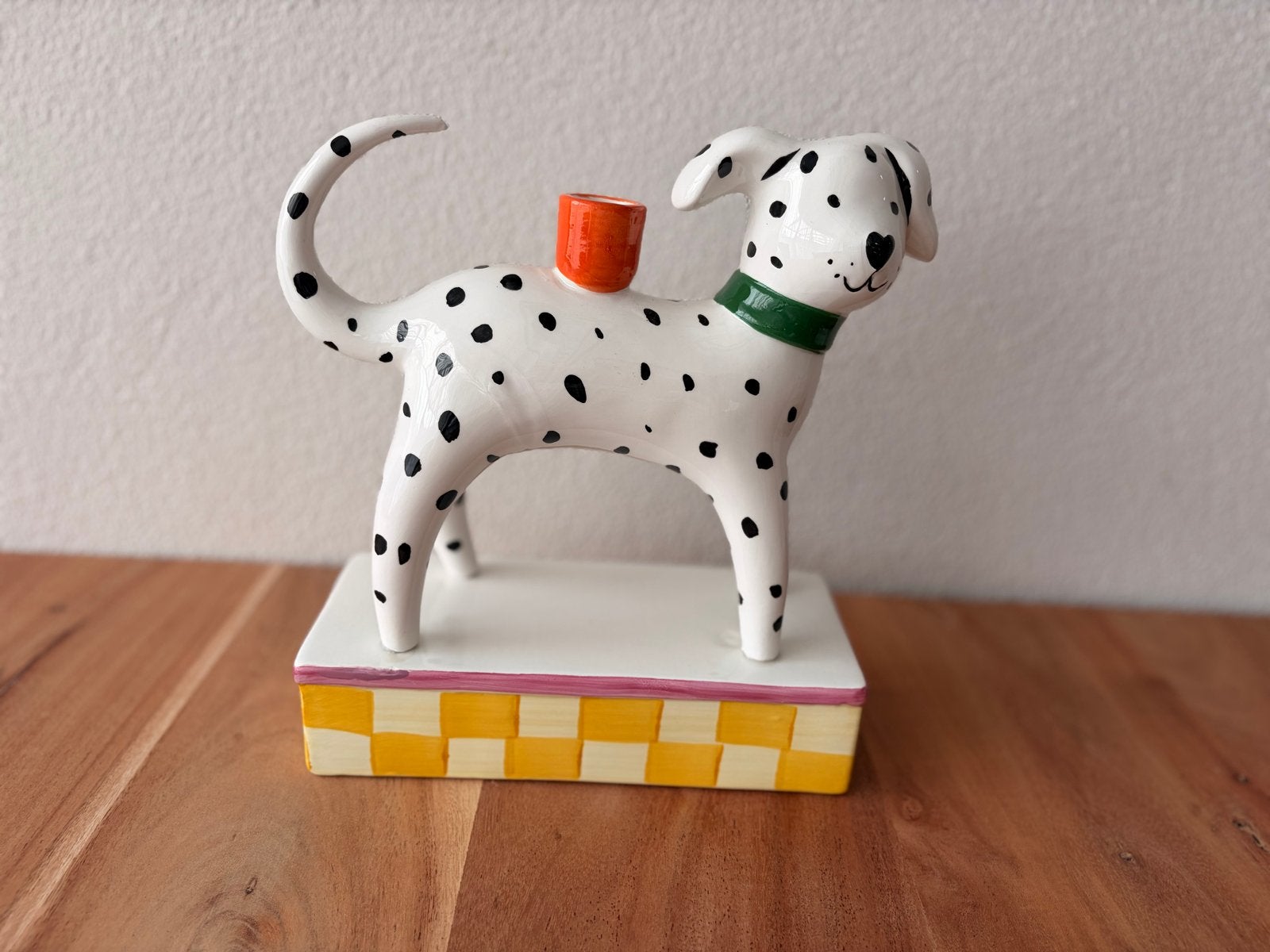 Dalmatiër kandelaar - Uniek, Ophalen, Meerkleurig, Overige stijlen, Zo goed als nieuw