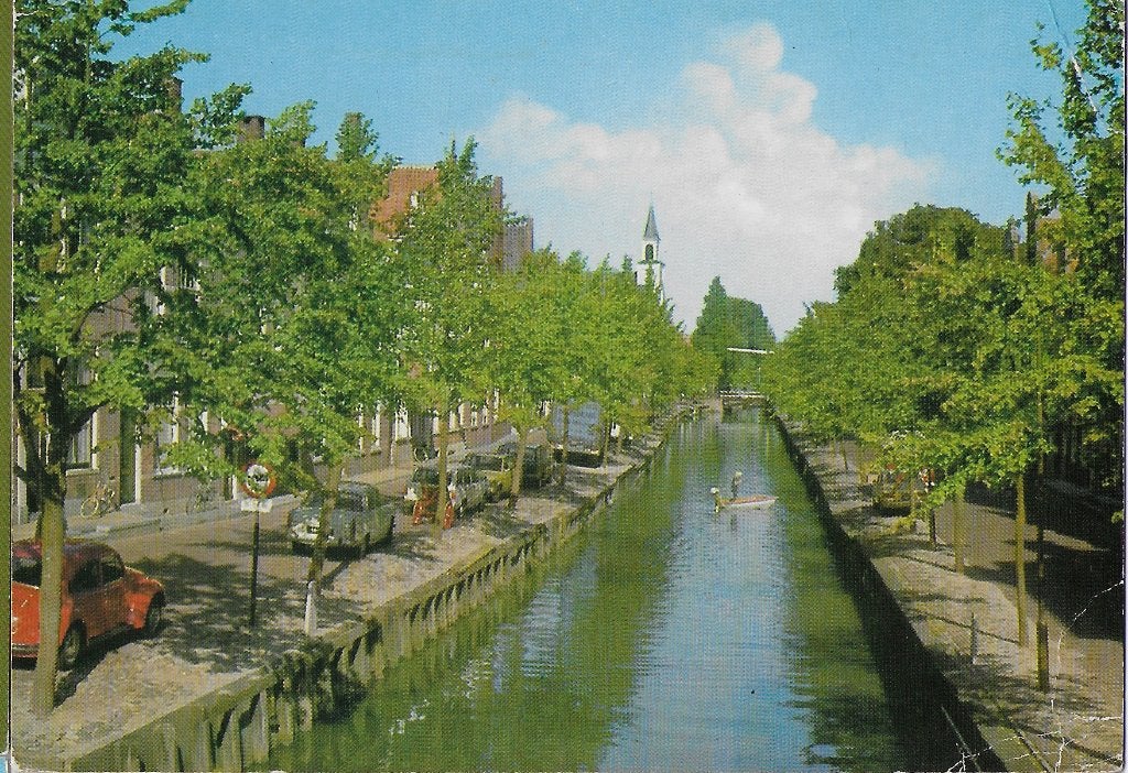Edam Voorhaven Gelopen Ansichtkaart ( 1286 ), Ophalen of Verzenden, 1980 tot heden, Gelopen