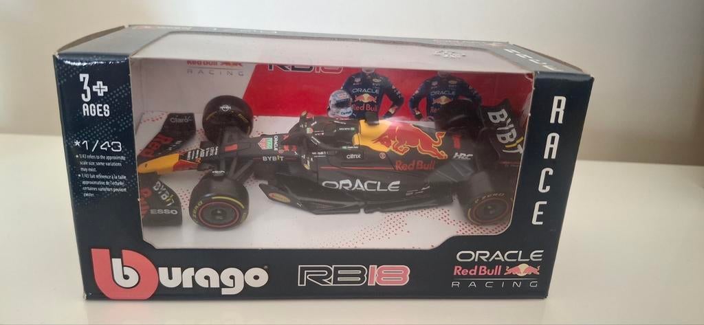 Burago Red Bull Racing RB18 F1 Modelauto 1:43, Hobby en Vrije tijd, Modelauto's | 1:43, Ophalen of Verzenden, Nieuw, Auto, Overige merken