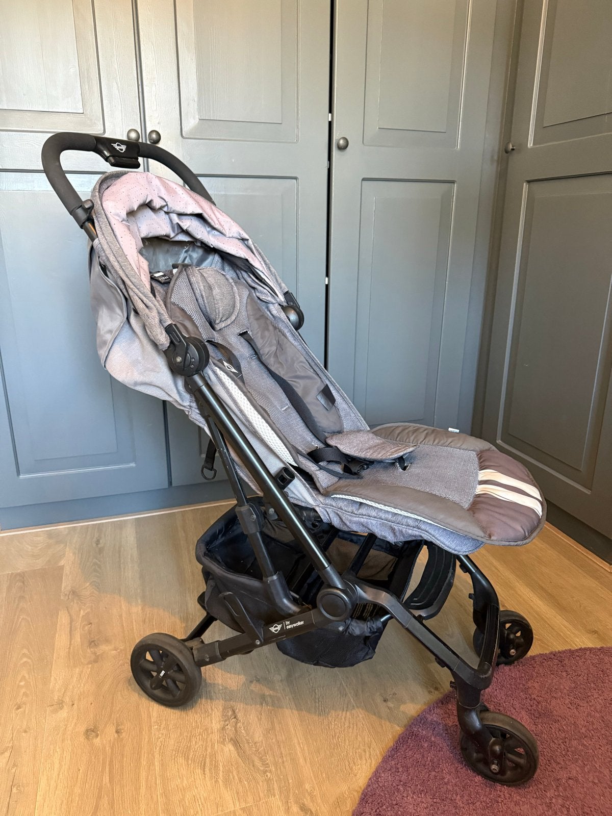 Mini by Easywalker buggy + regenhoes & transporttas, Ophalen, Gebruikt, Kinderwagen, Overige merken